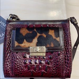 NWT Brahmin Mimosa Crossbody in Wine